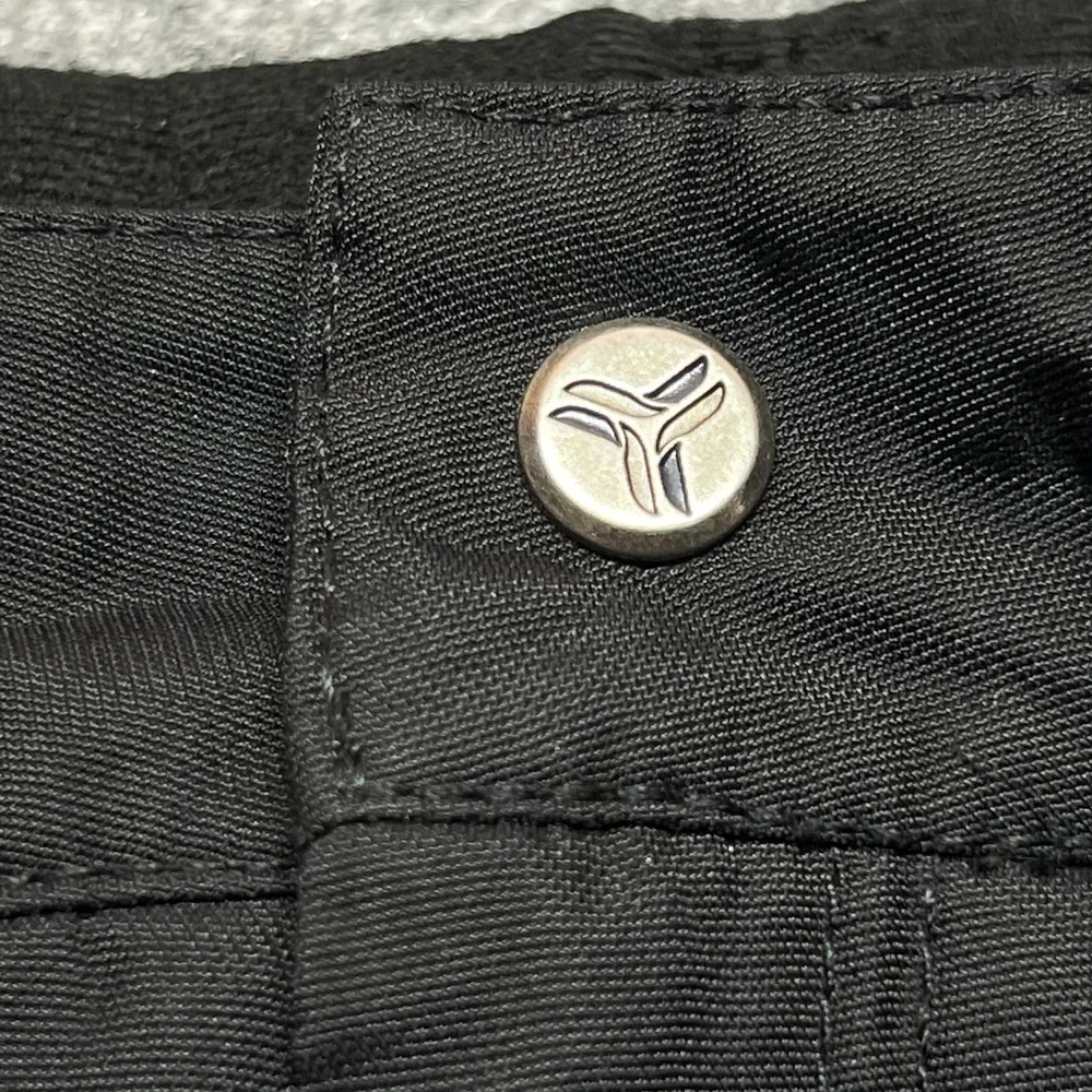 FERA Snow Pants Mens 32x32 Black Insulated Ski Adjustable Waist Zip Hem Pockets